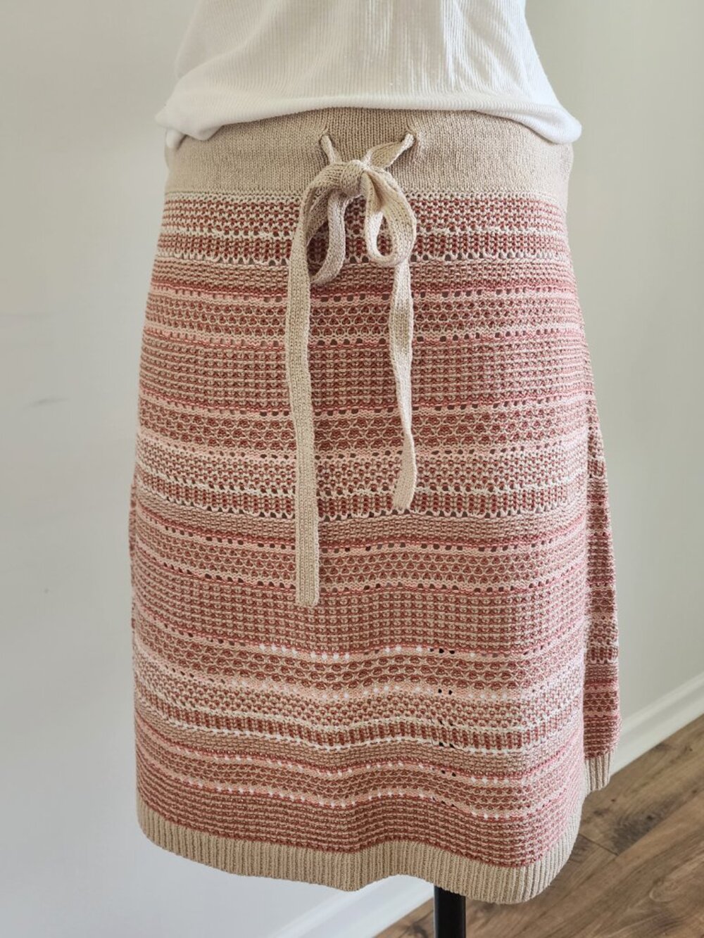 Lou & Grey Mixed Stripe Mini Sweater Skirt